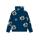 Hoodie Cactus Tears Wreath Navy Blue | Denim Tears