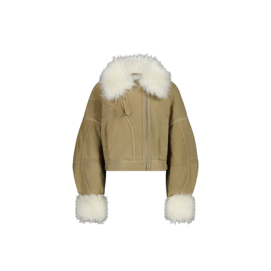 Jacket Aviator W/Sherling Trim  | Vaillant Studio