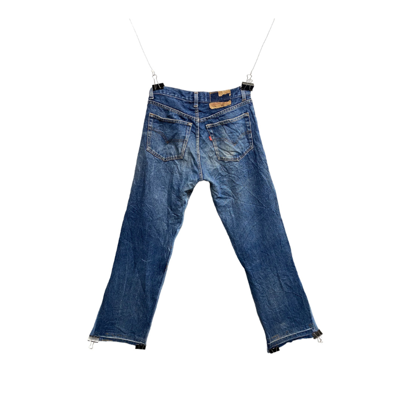 Levi's CLUB D'ART SAUVAGE bleu délavé flared