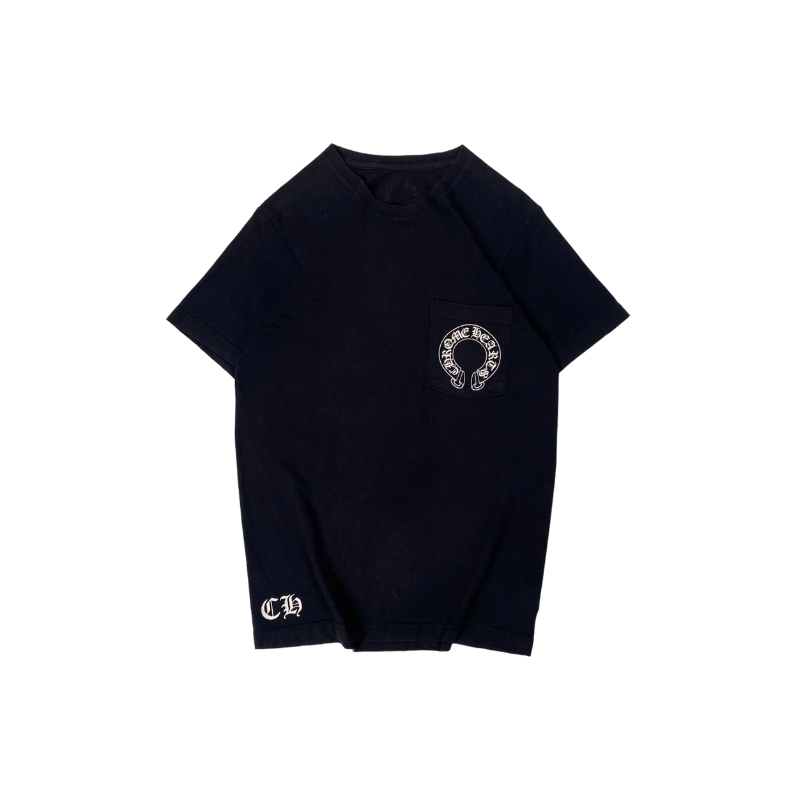 T-shirt Black Malibu Cross Logo Tee Vintage | Chrome Hearts