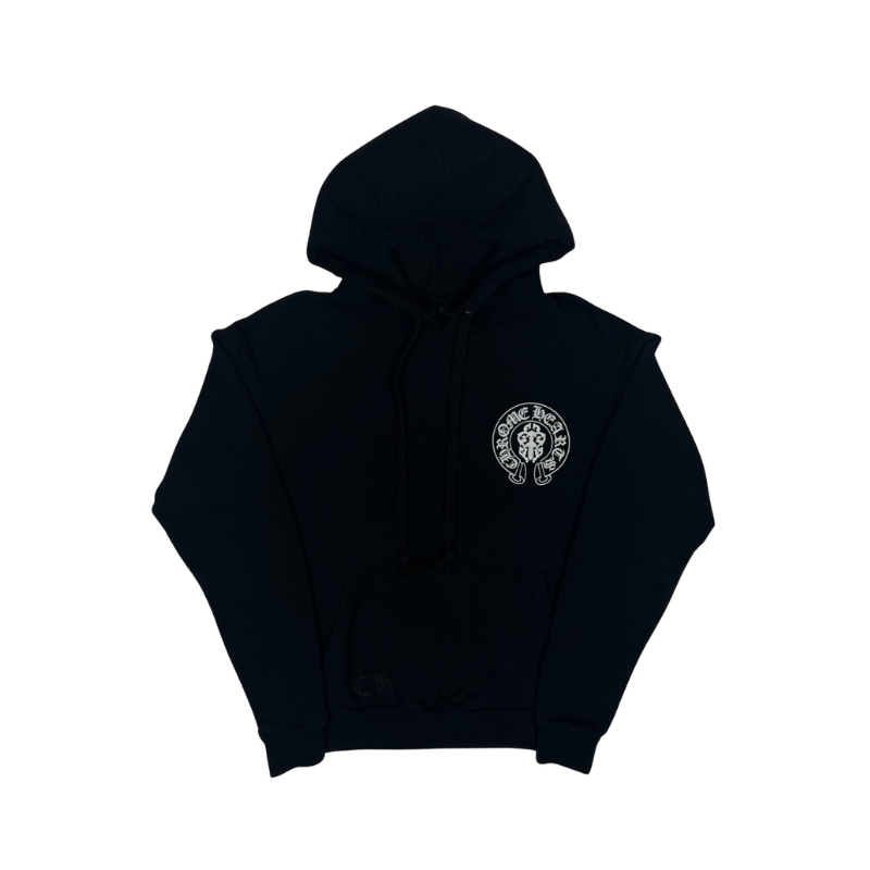 Chrome Hearts Black USA Flag Zip Up Hoodie