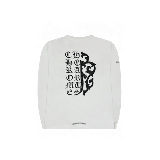 Longsleeve White Dagger  | Chrome Hearts