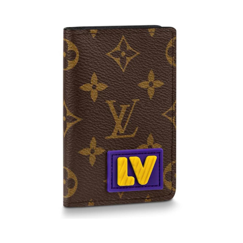 Wallet Organizer  Monogram PURPLE&YELLOW | Louis Vuitton