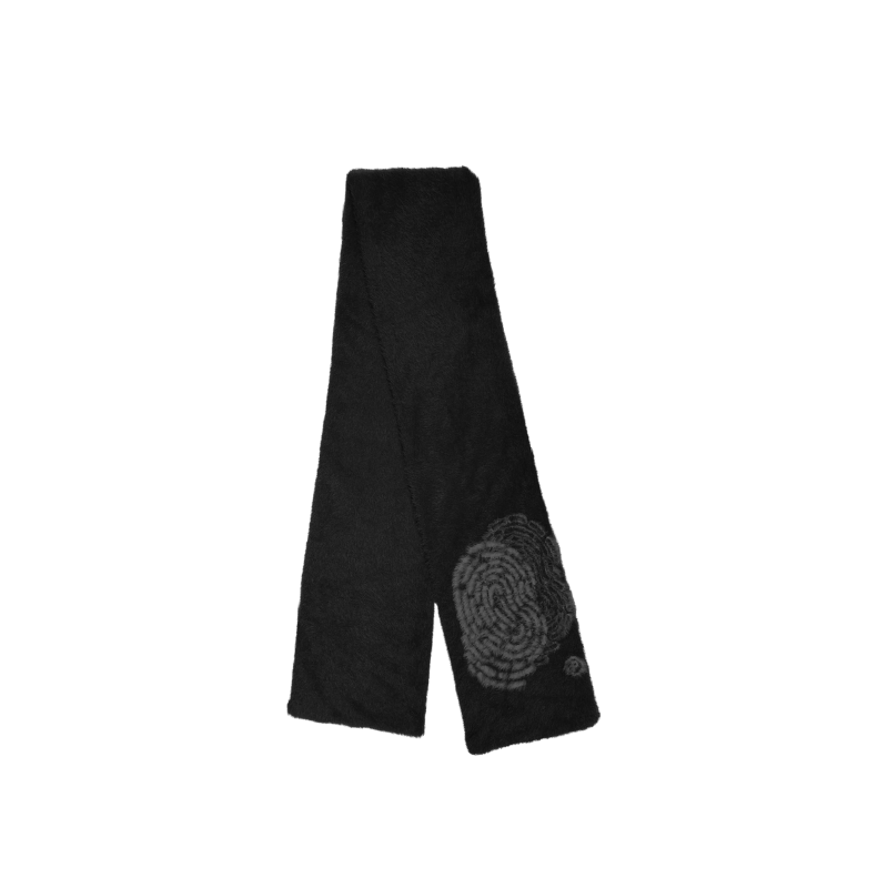Scarf Mohair Charcoal℗  | Pierre Bassene