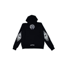 Zip Hoodie Mini Floral Black | Chrome Hearts
