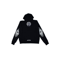 Zip Hoodie Mini Floral Black | Chrome Hearts