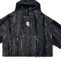 Hoodie Signature Texture Black | OUTRENOIR