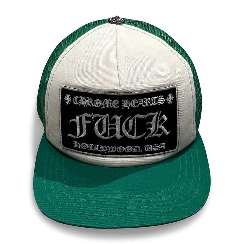 Cap CHROME HEARTS "FUCK" Green