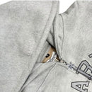 Zip Hoodie ’48 Cambon’ Grey | Maison Guava