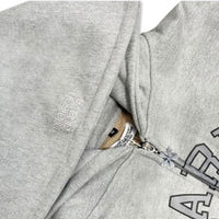 Zip Hoodie ’48 Cambon’ Grey | Maison Guava