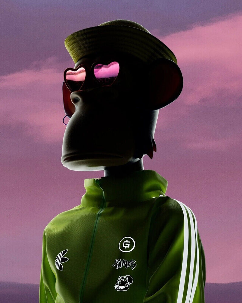 Bored Ape Yacht Club Adidas Originals Tracksuit BAYC Into the Metaverse Medium