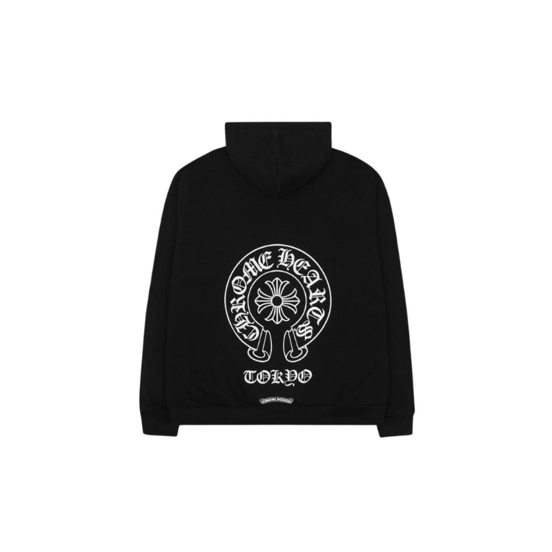 Hoodie Black Tokyo Exclusive Vintage | Chrome Hearts