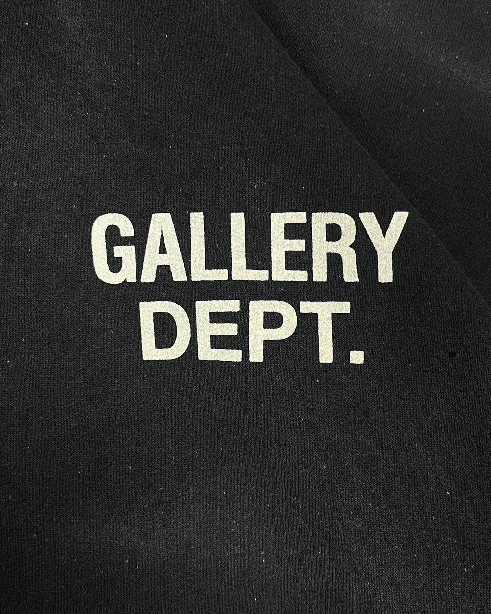 Gallery Dept Black Logo Hoodie