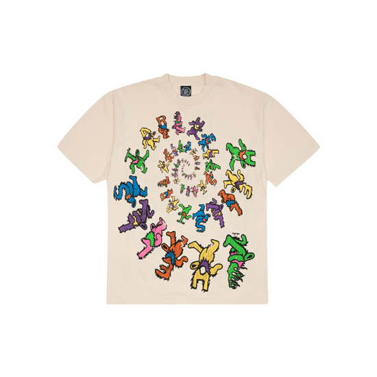 T-shirt Dancing Bears Cream | Hellstar