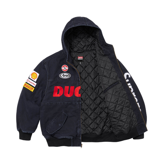 Veste de course à capuche Supreme Ducati noire