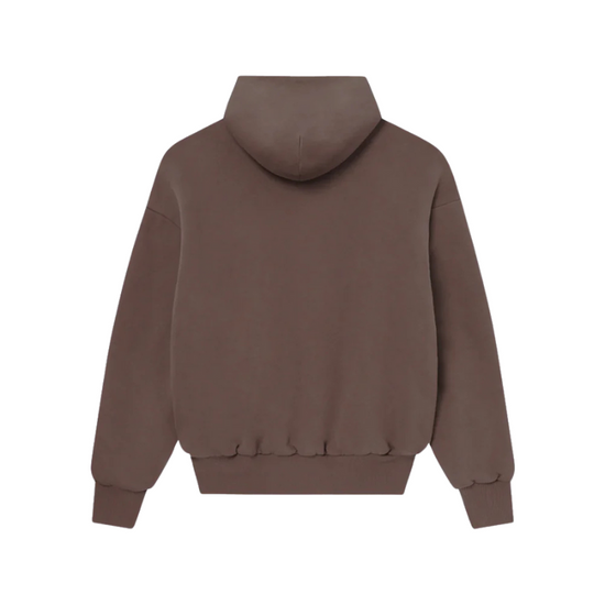 Sweat à capuche zippé November Brown | Perplex