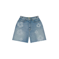 Denim Shorts Laser Wreath  | Denim Tears