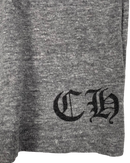 T-shirt Grey V Neck Stars Logo | Chrome Hearts