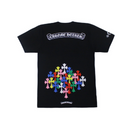 T-shirt Cross Multi-Color Black | Chrome Hearts
