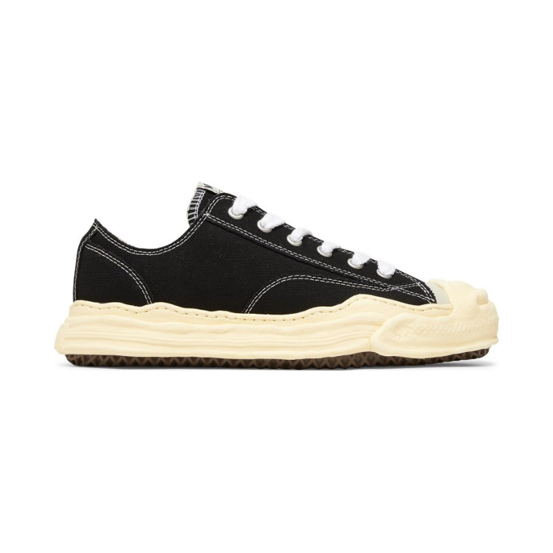 Low-top Hank Vintage Sole Canvas Low 'Black' | Mihara Yasuhiro