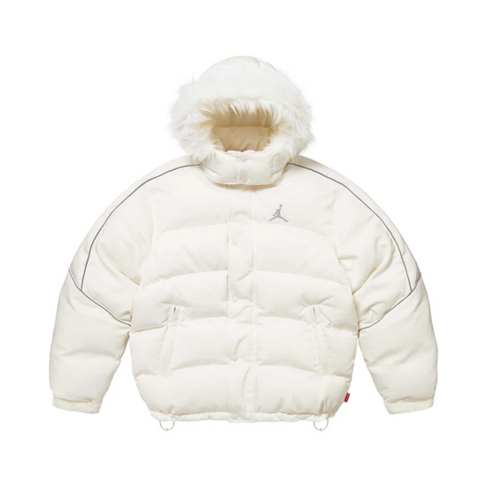 Puffer White | Supreme x Jordan