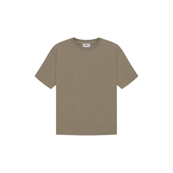 T-shirt Taupe Black Logo | Essentials