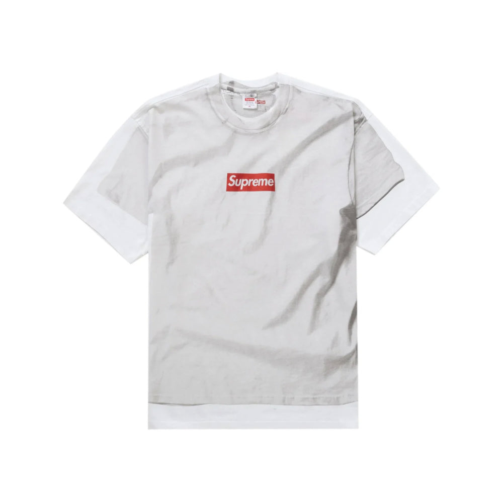 Supreme MM6 Maison Margiela Box Logo Tee White