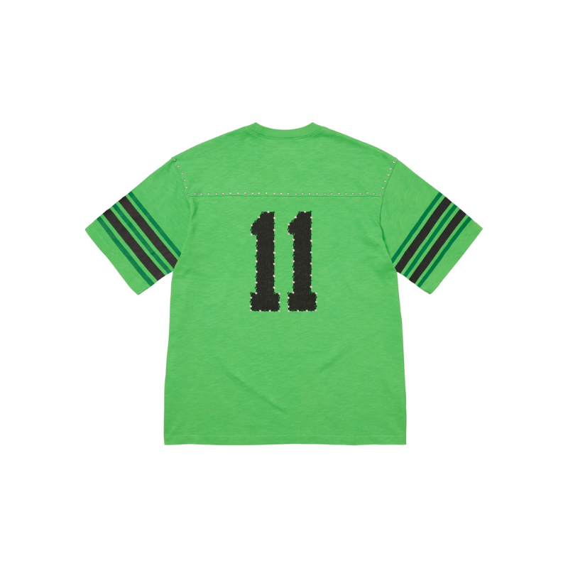 T-shirt Studded Football Green  | Supreme
