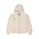 Hoodie Dove & Eye Studded Vintage white  | KidSuper