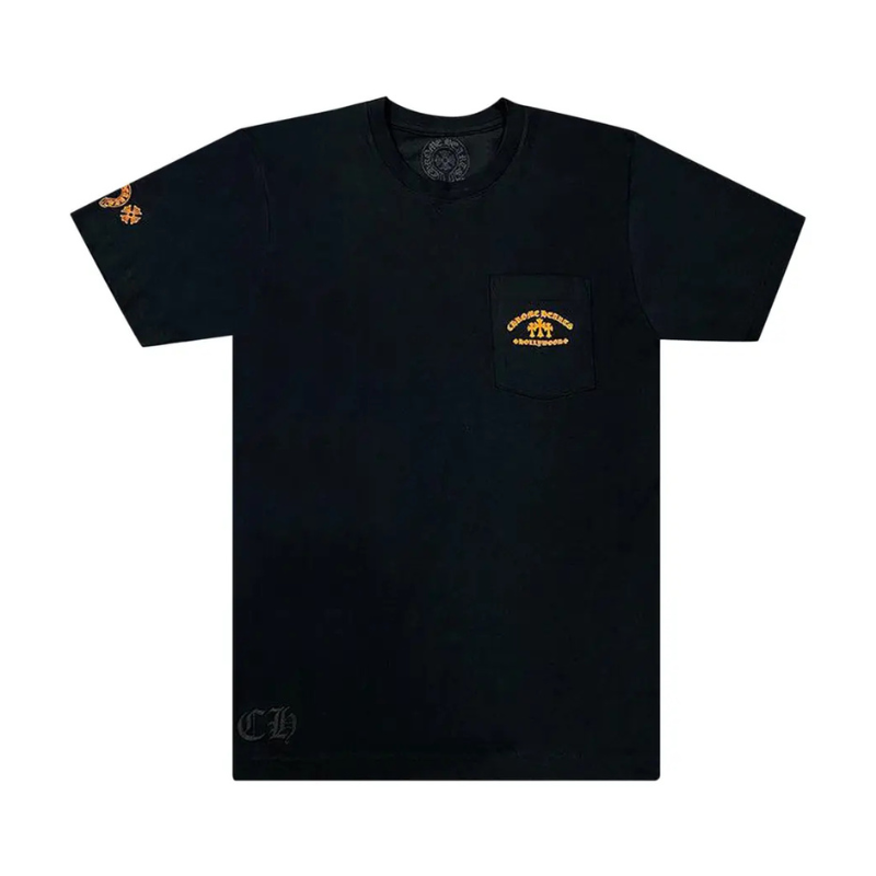 T-shirt Black Triple Cross Orange | Chrome Hearts