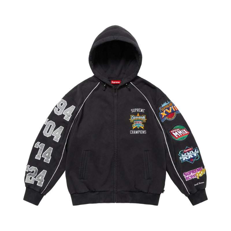 Zip Hoodie Playoffs Black | Supreme