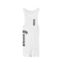 Tank Top Ribbed Side Logo 'White' | Chrome Hearts