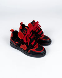 Hi-top Black Red Motor | Flower Instincts