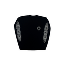 Longsleeve Black Horseshoe Floral Logo | Chrome Hearts