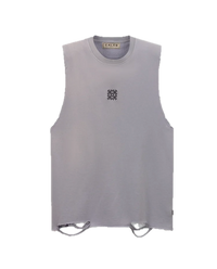Sleeveless crewneck grey | Caleb