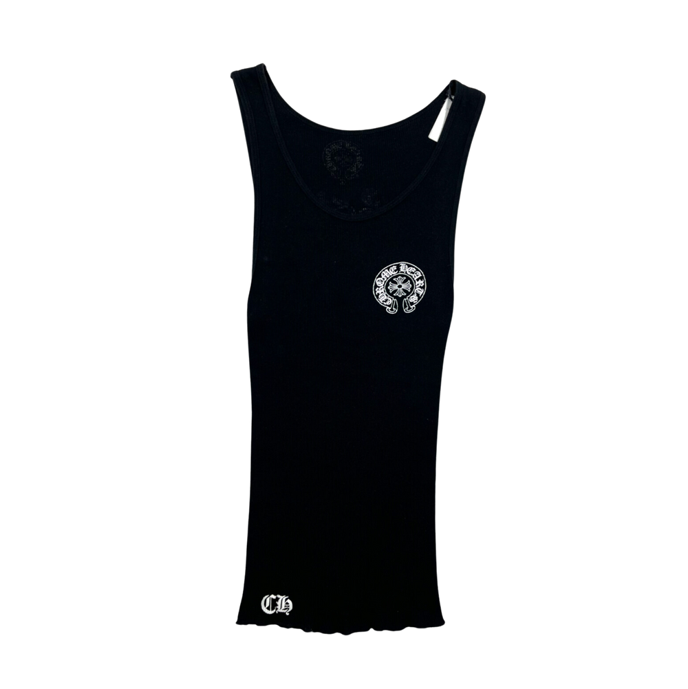 Chrome Hearts Black Honolulu Tank Top