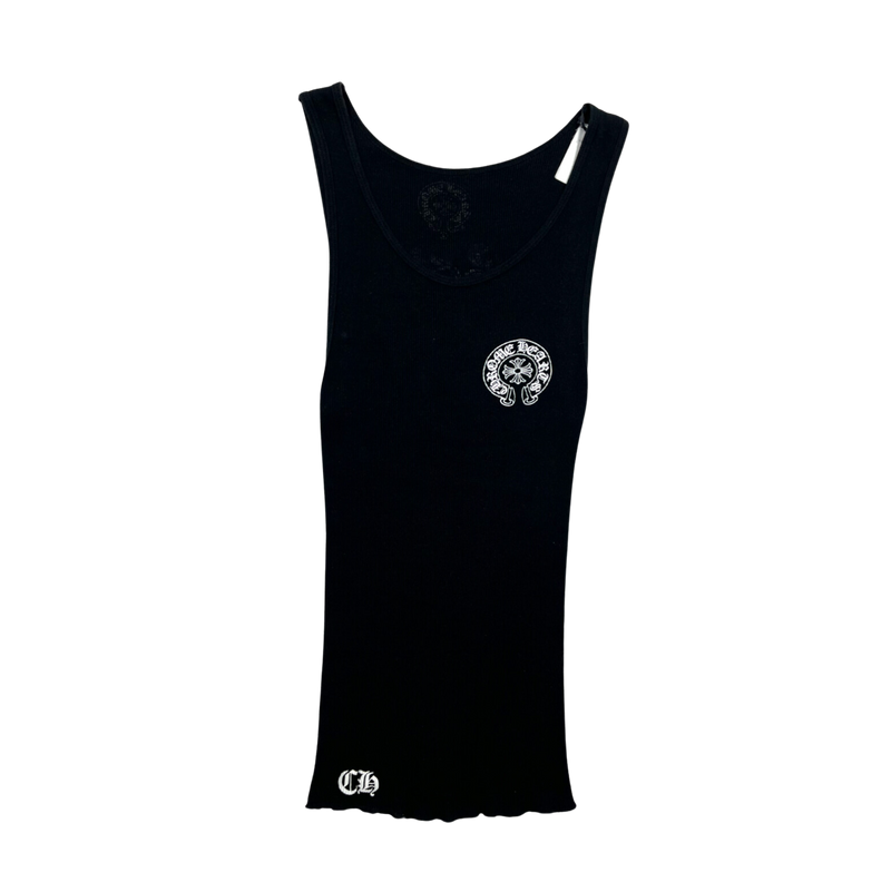 Chrome Hearts Black Honolulu Tank Top