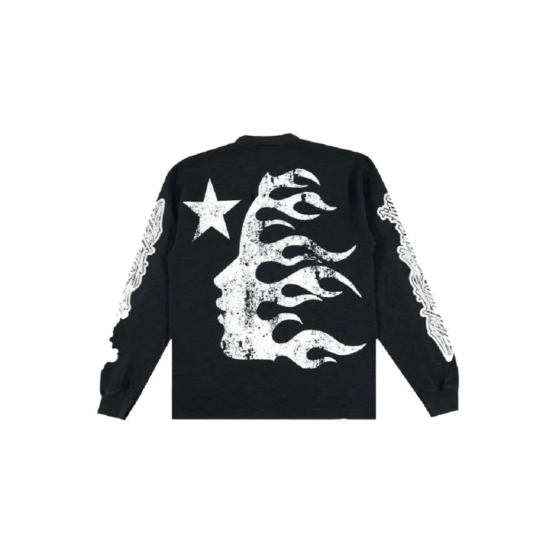 Waffle longsleeves HELLSTAR Black