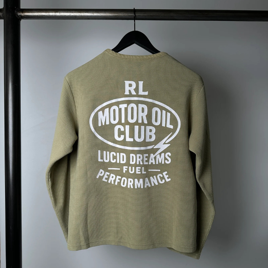 Longsleeve Thermal Motor Oil Amber Fade | Reveur Lucide