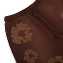 Shorts Mono Cotton Wreath Sweat Brown | Denim Tears