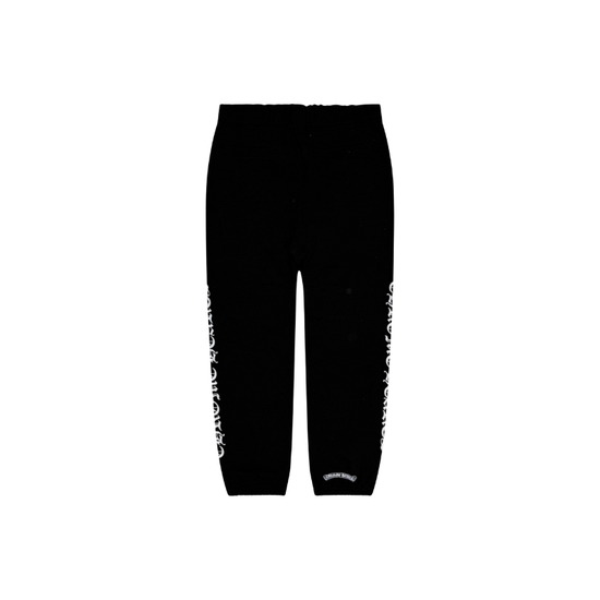 Joggers Scroll Logo Black | Chrome Hearts