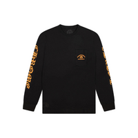 Longsleeve Triple Cross Black Orange | Chrome Hearts