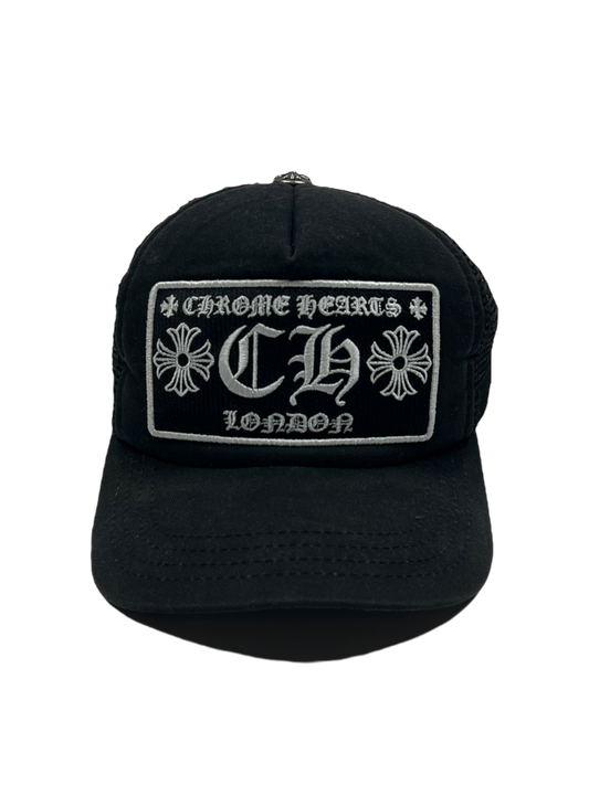 Chrome Hearts Black CH London Cap  Vintage