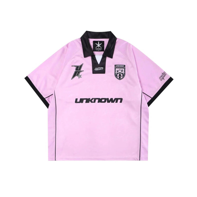 UNKNOWN Monogram Football Shirt Pink