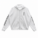 Zip Hoodie Vertical Logo  | Chrome Hearts