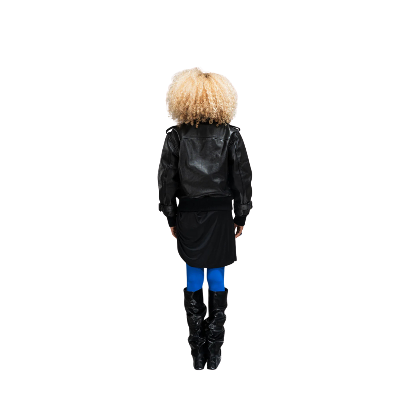 Bomber Leather Black | Les Garçons Pleurent
