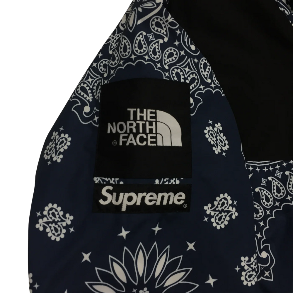 2014 Supreme x The North Face Navy Bandana Mountain Light