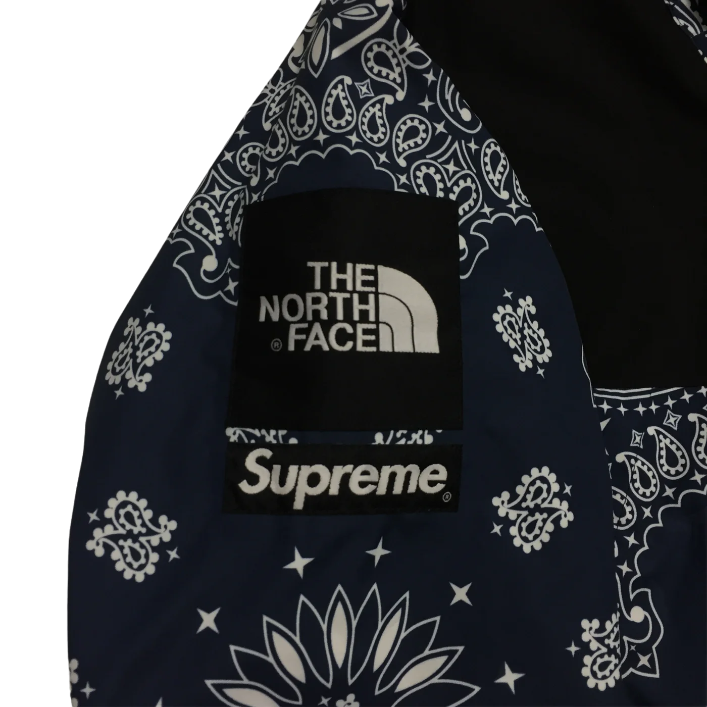 2014 Supreme x The North Face Navy Bandana Mountain Light