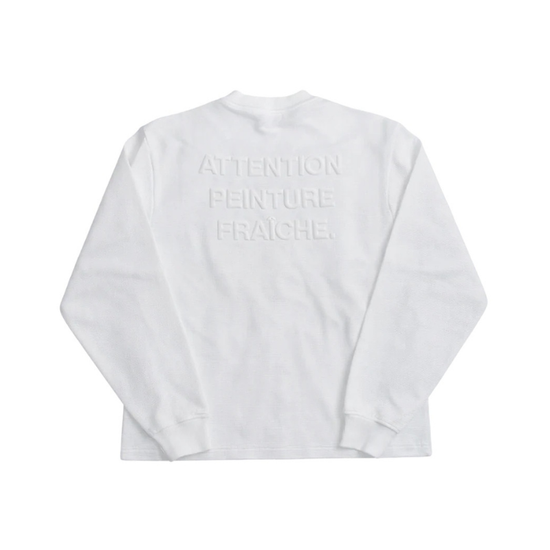 Longsleeve Thermal Puff Print White | APF