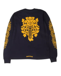 Longsleeve  Navy Orange Dagger | Chrome Hearts